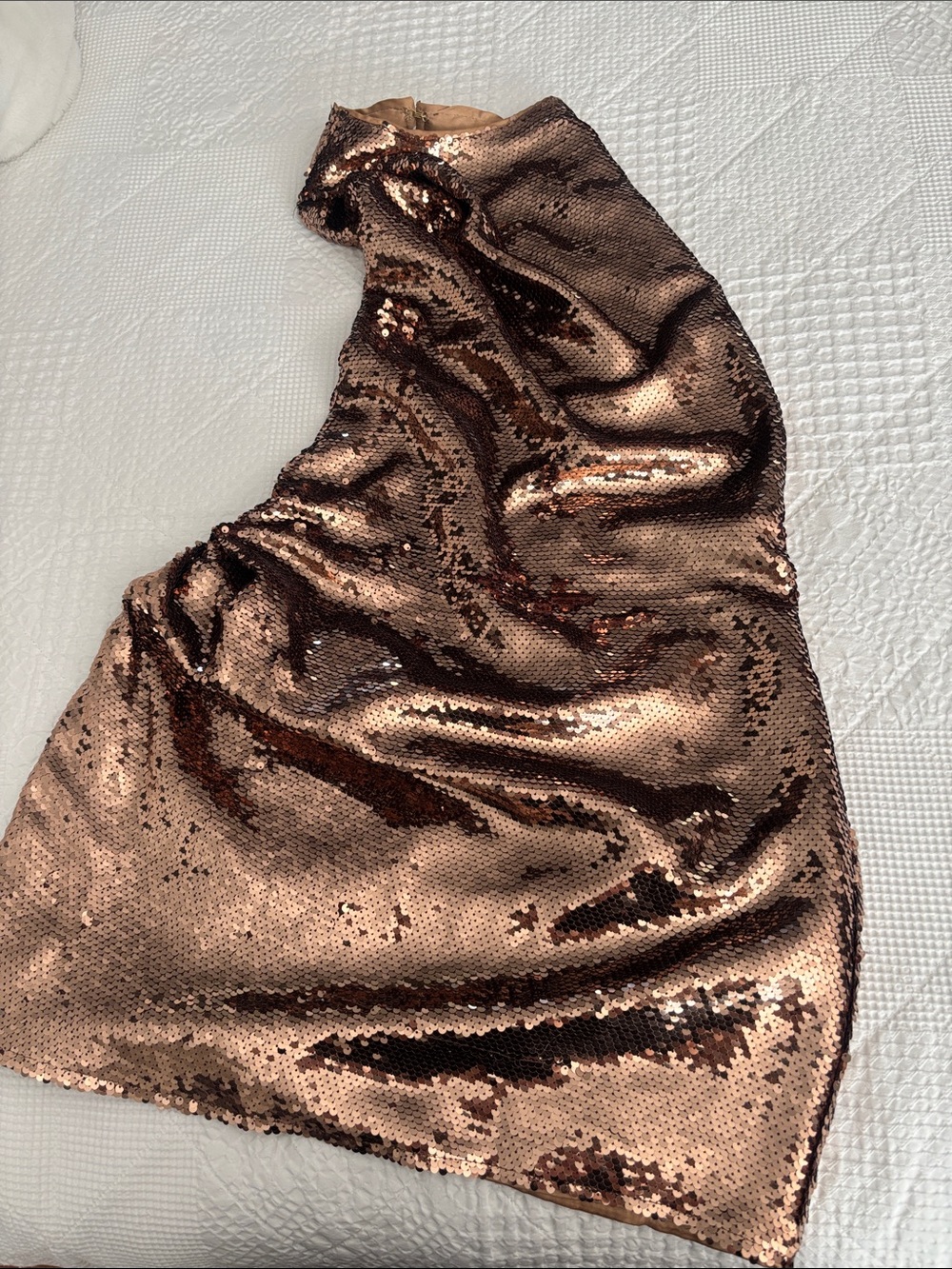 Halter Dress- Pretty Little Thing (Naomi Campbell Sequin Mini Dress)